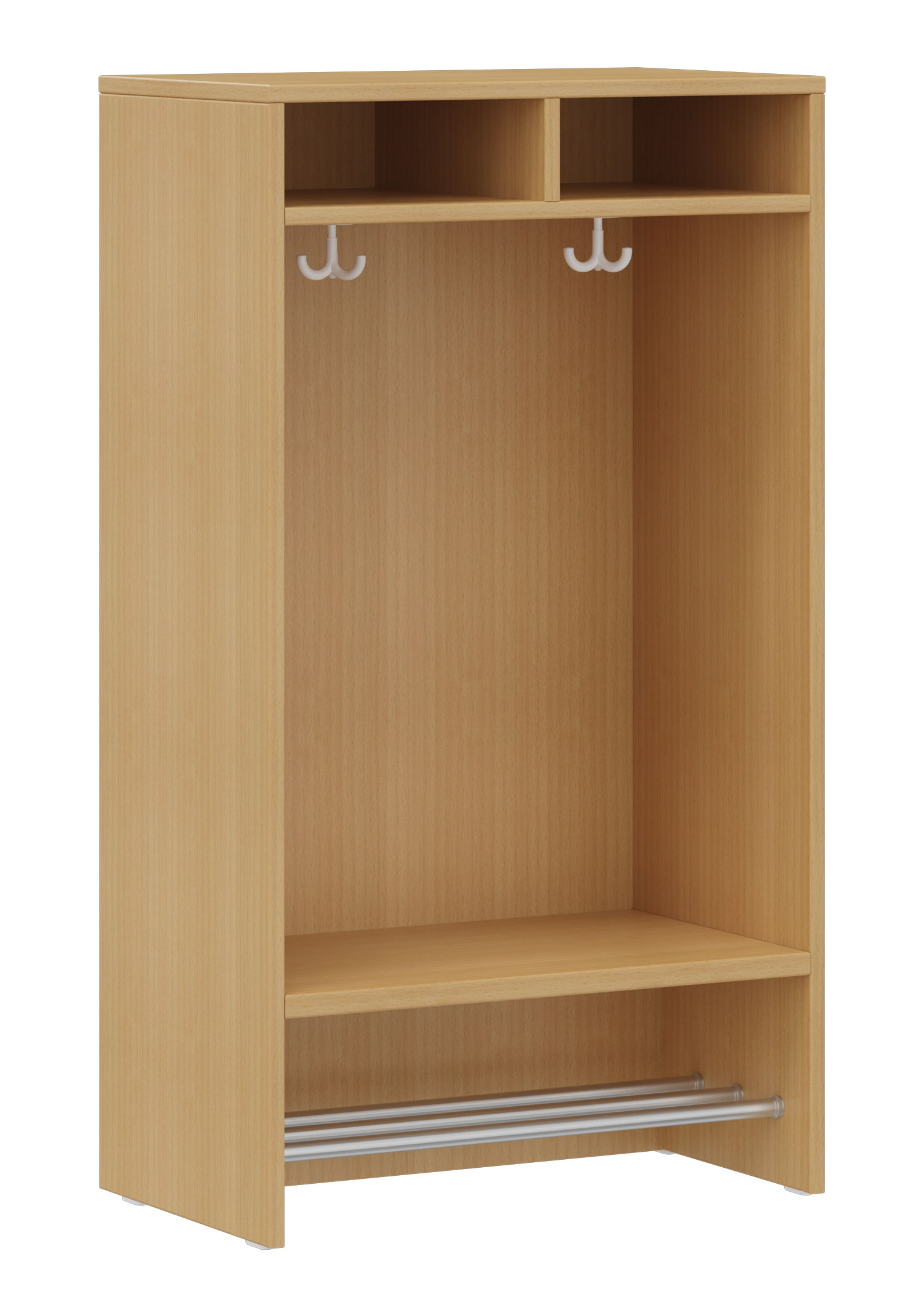 hej Regalgarderobe A mit 30,8 cm Fachbreite Größe 1, 2 Schrankfächer hej Regalgarderobe A mit 30,8 cm Fachbreite Größe 1, 2 Schrankfächer
