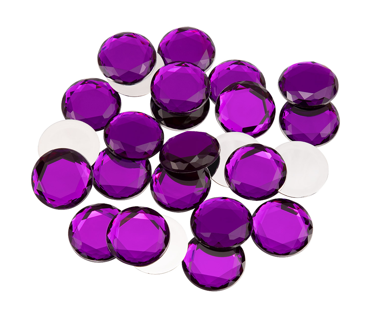 Juwelensteine groß amethystviolett