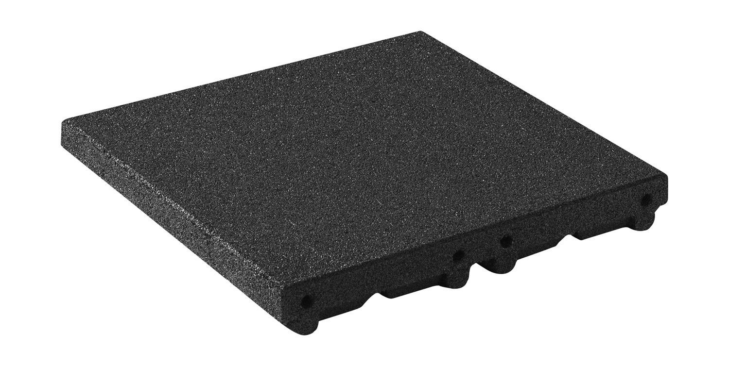 Fallschutzplatten 1 m² 80 mm, schwarz 