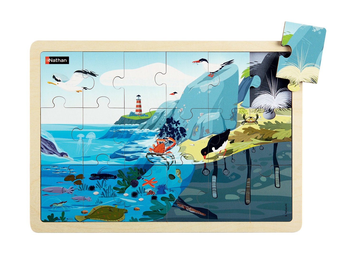 Puzzle Set Die Welt und Ihre Lebewesen