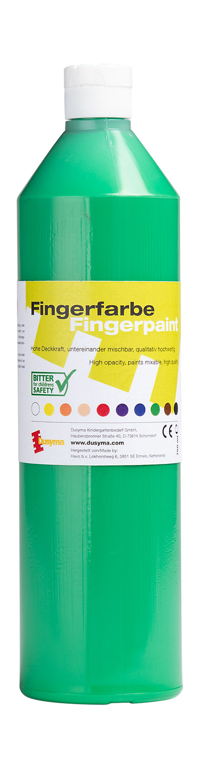 Fingerfarbe grün