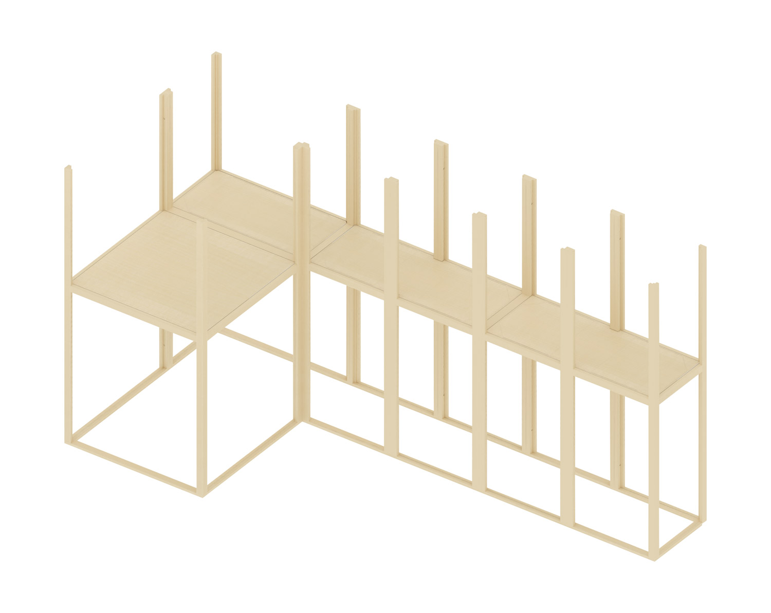 Gerüst "Galerie" hoch Gerüst "Galerie" hoch