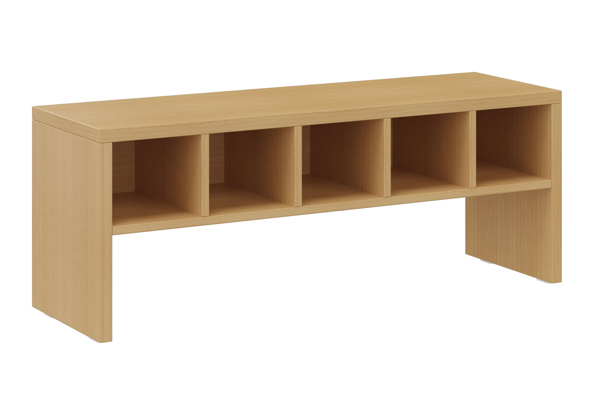 hej Garderobenbank T mit Fächern Höhe 38 cm, Breite 100 cm, Buche Dekor