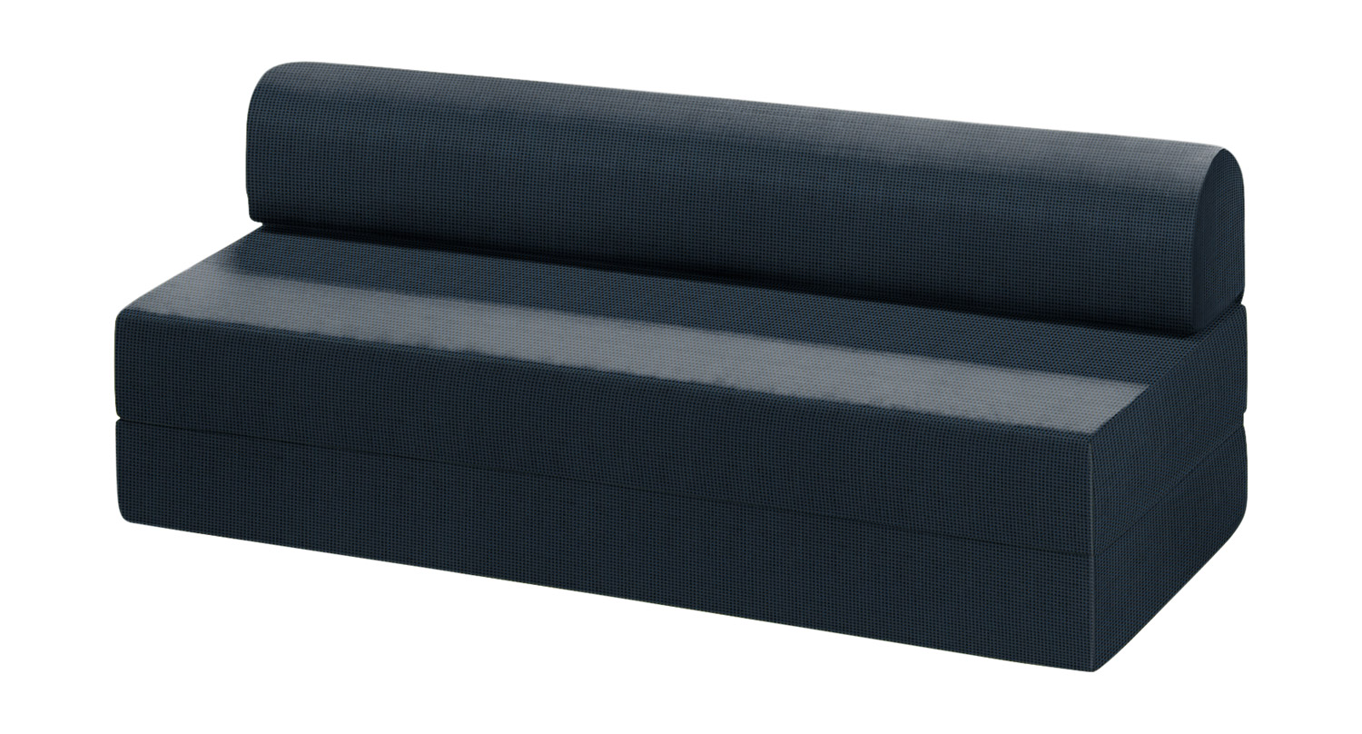 Klapp-Couch Riol dunkelblau