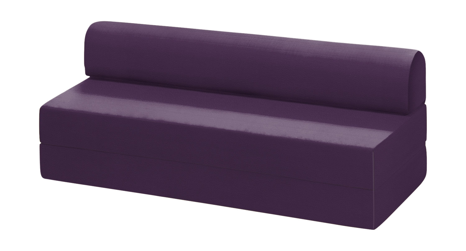 Klapp-Couch Softskin lila