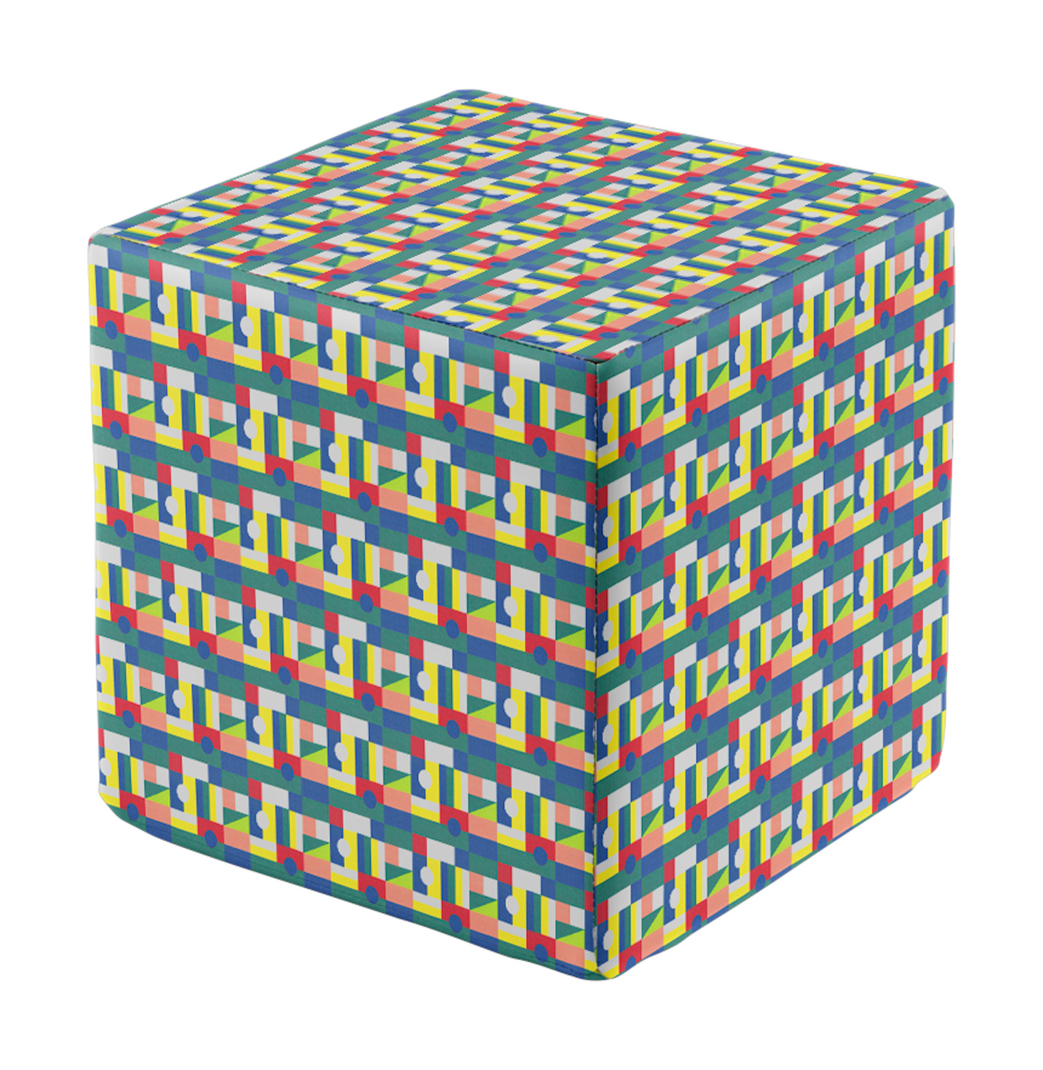 Polsterhocker Quadrat Kindergarten Lumi