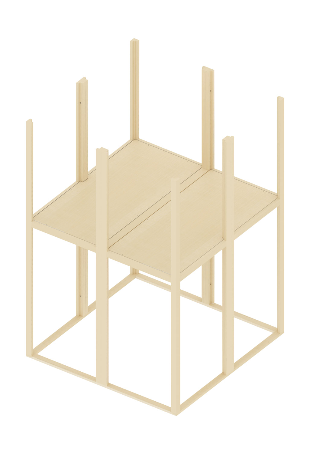 Gerüst "Ausguck" hoch Gerüst "Ausguck" hoch