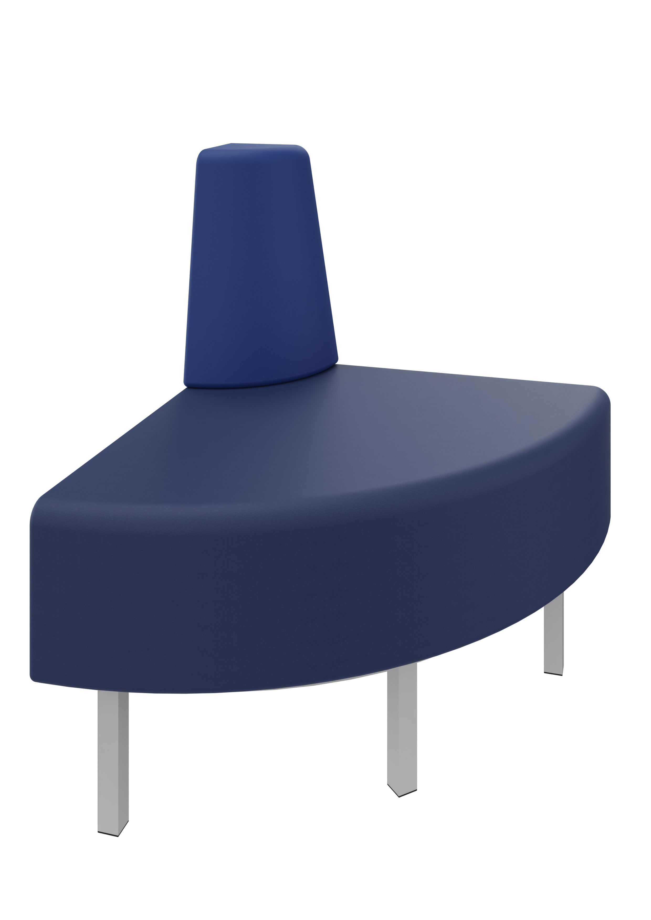 Litti Außeneckelement SOFTSKIN dunkelblau / royalblau