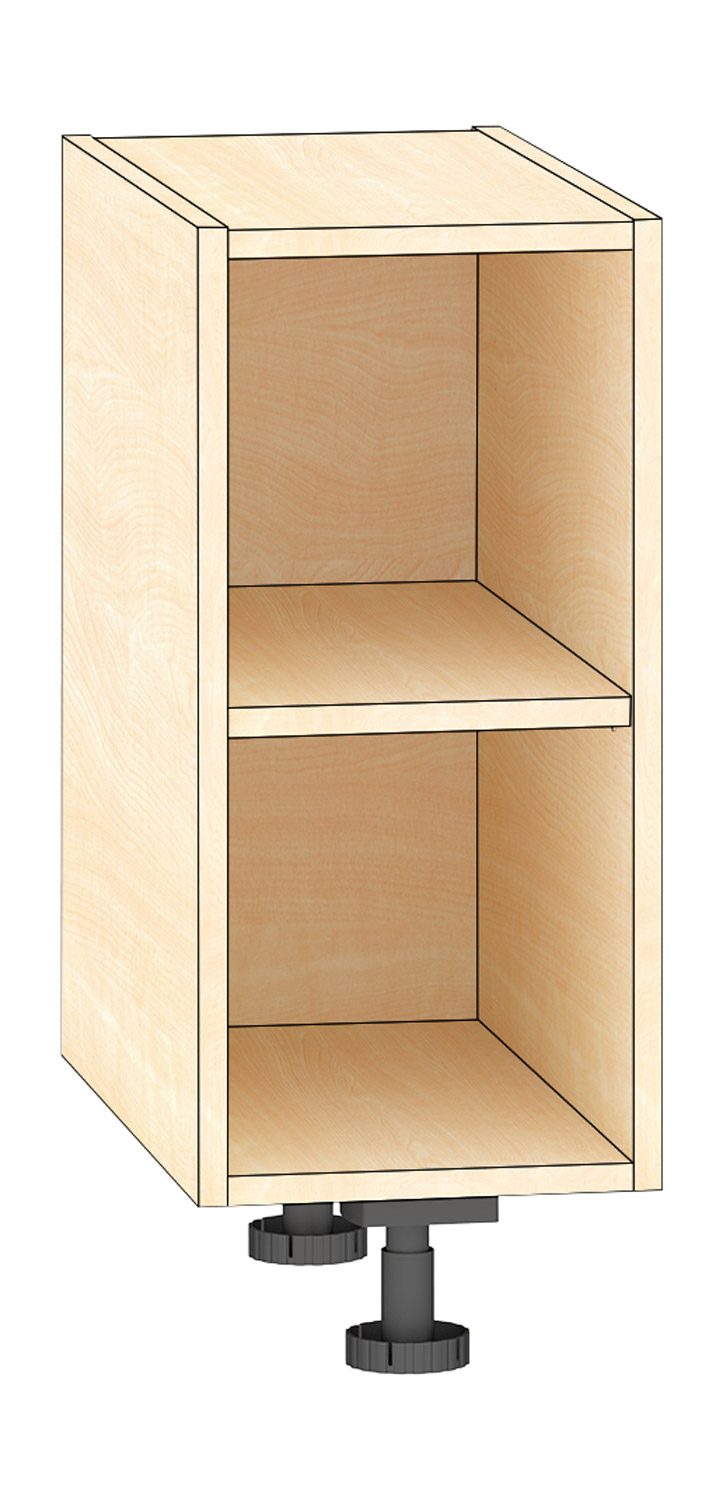 Regal 6, Breite 30 cm, Ahorn