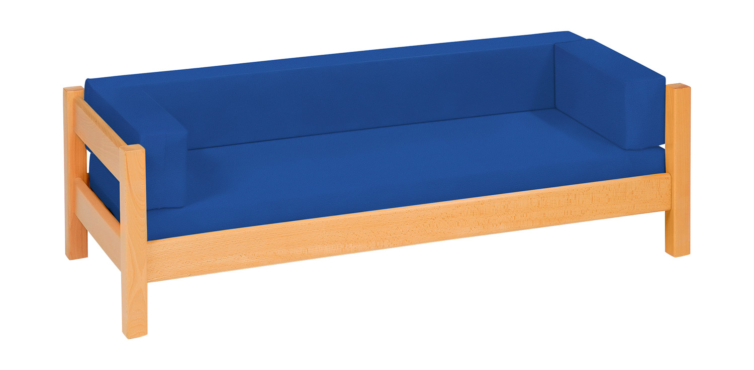 Krippensofa Softskin royalblau