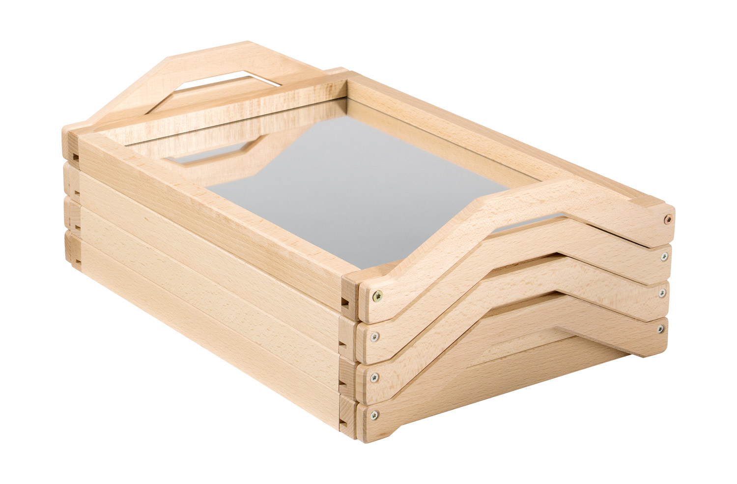 Tablett mit Spiegelboden Tablett mit Spiegelboden