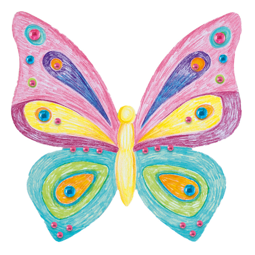 Blanko Motive Schmetterling