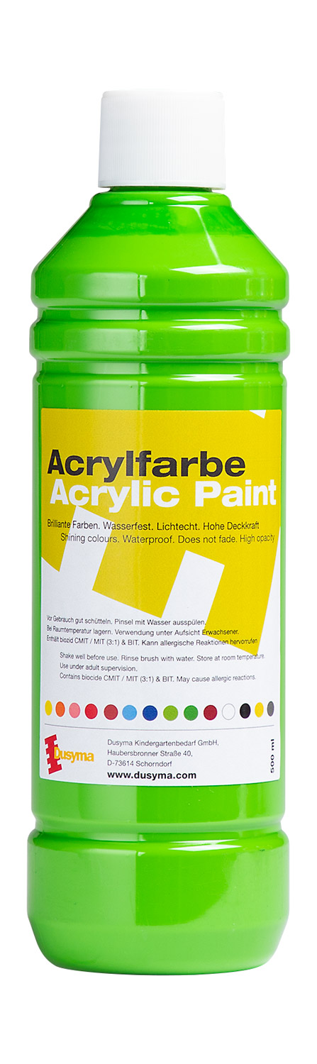 Acrylfarbe hellgrün