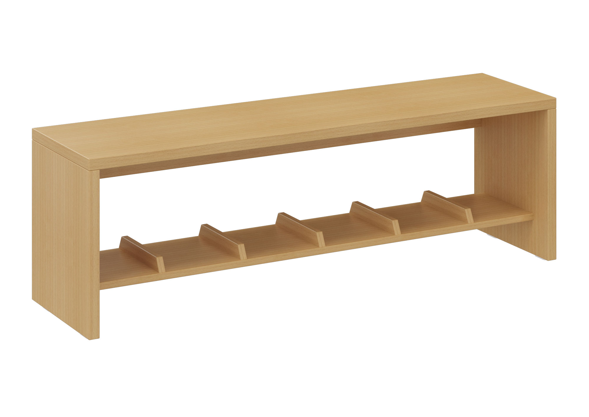 hej Garderobenbank R mit Ablage Größe 4, Breite 119,6 cm