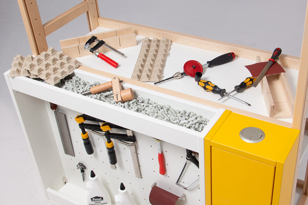 Lab-Lotte Lab-Lotte ideale Ablagefläche für Werkzeuge