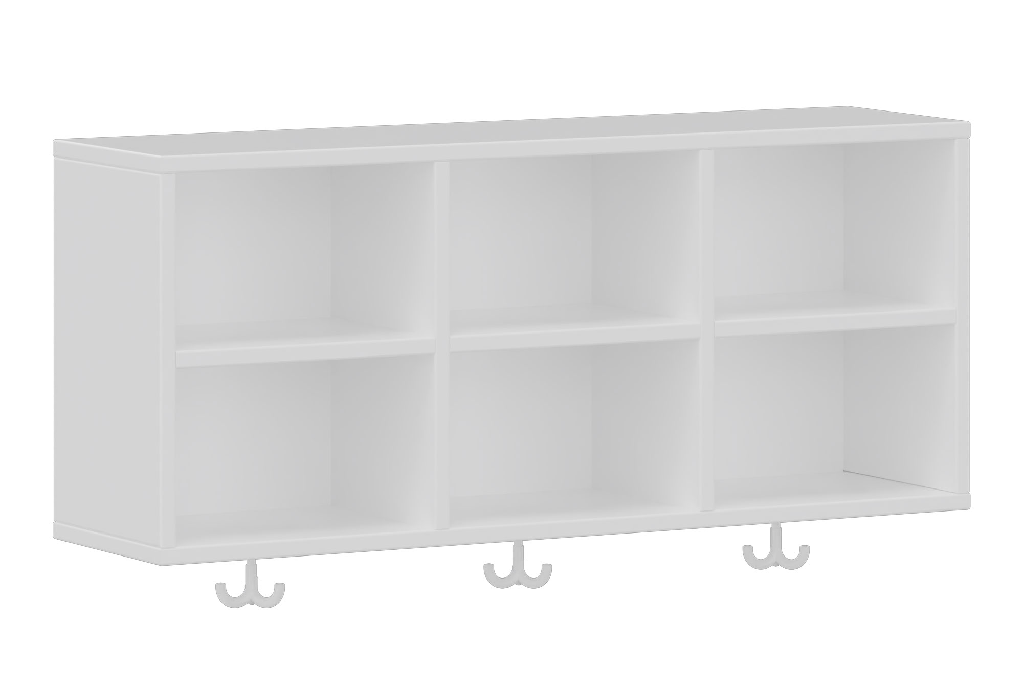hej Hängegarderobe M mit 31,2 cm Fachbreite, 3 Doppelfächer