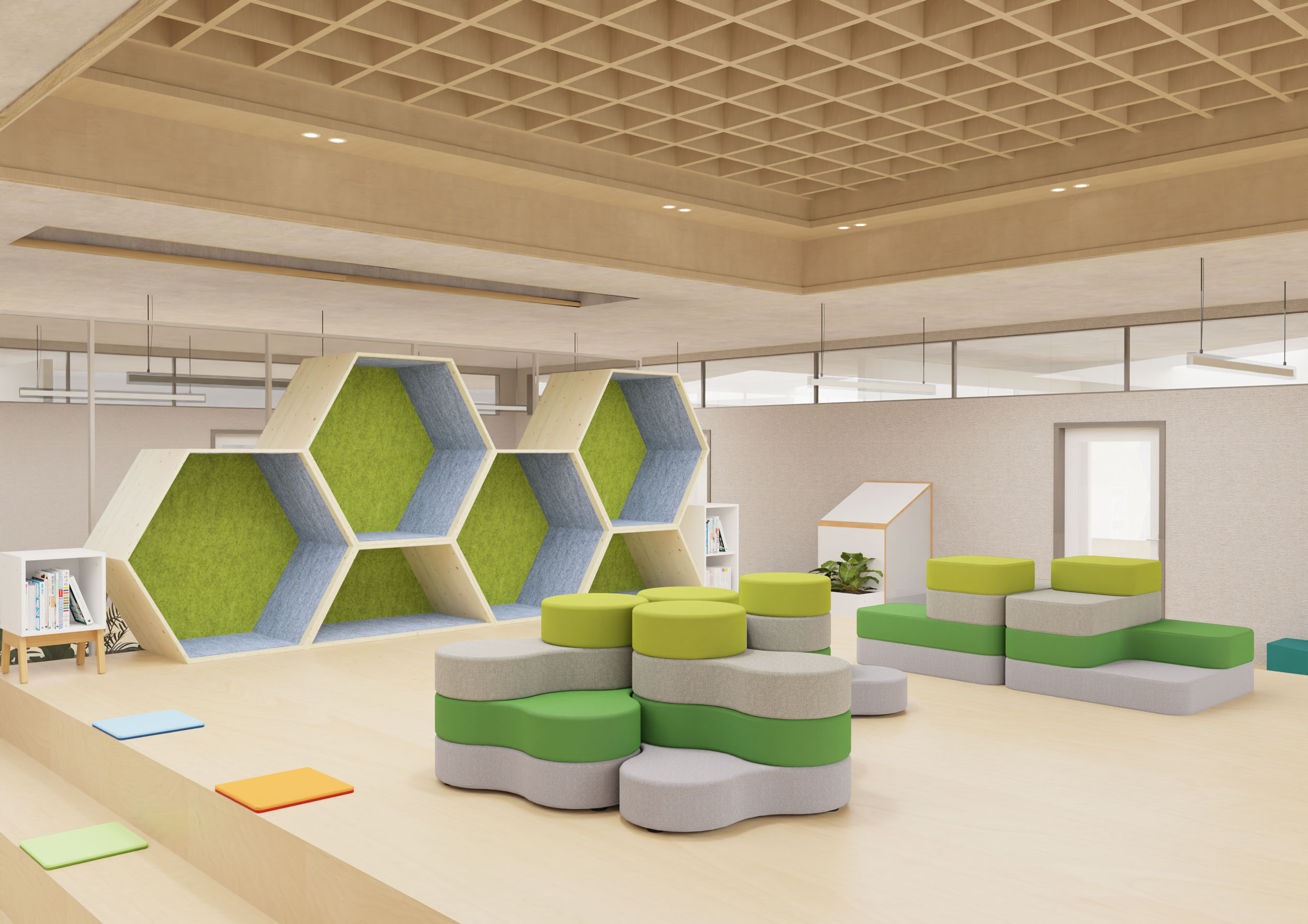 Tapa modulares Pouff N4-I