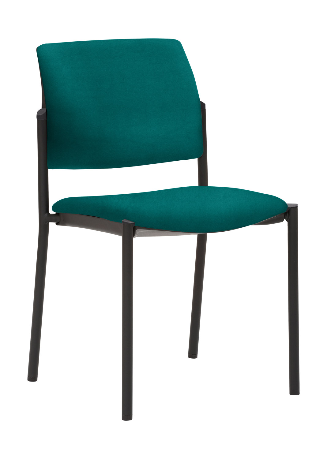 myPLANO Stapelstuhl Gestell schwarz, blau