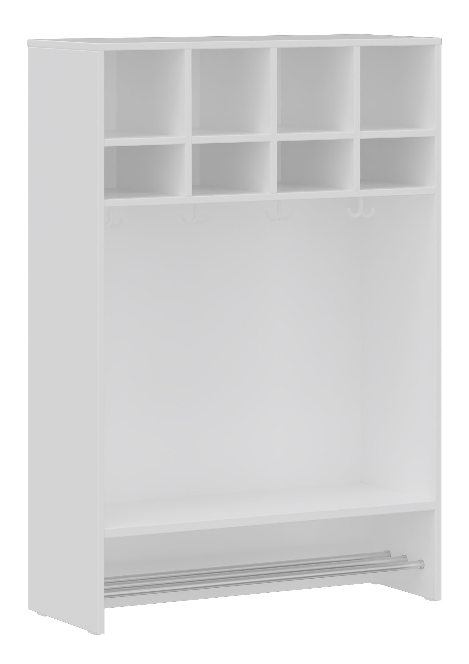 hej Regalgarderobe A mit 22,6 cm Fachbreite Größe 1, 4 Schrankfächer