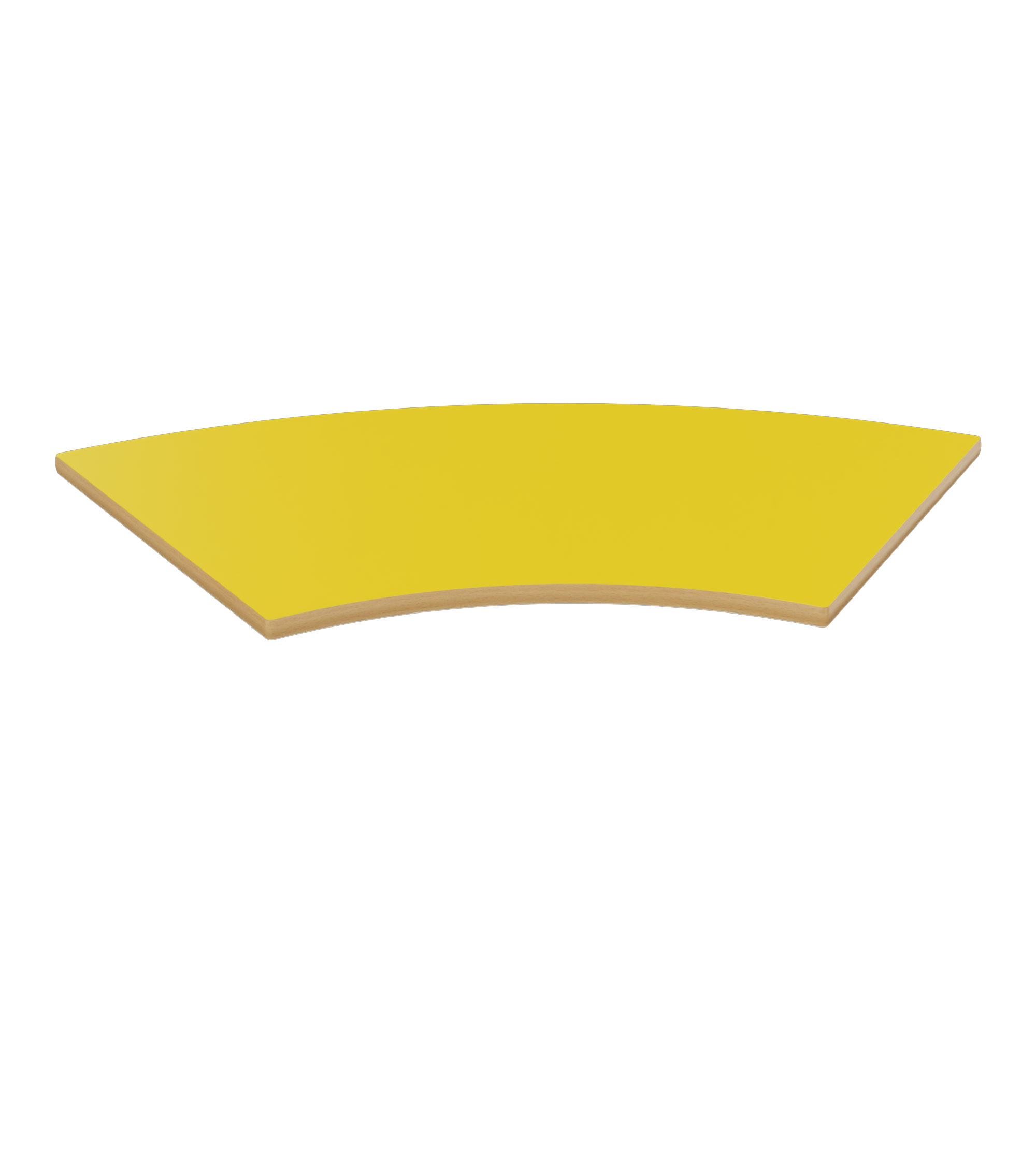 Tischplatte Sechstel Kreis 120x60 cm