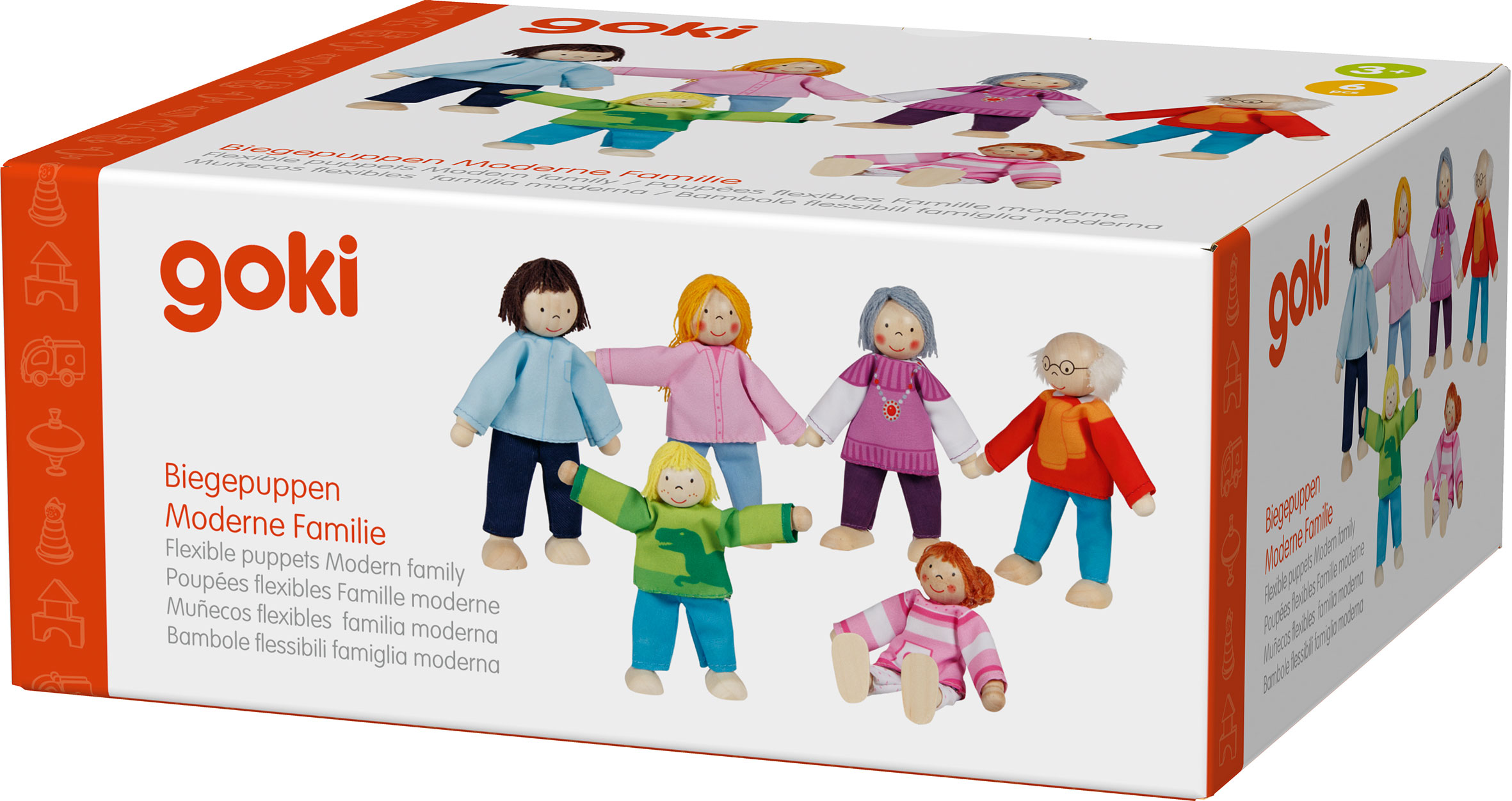 Biegepuppen Moderne Familie