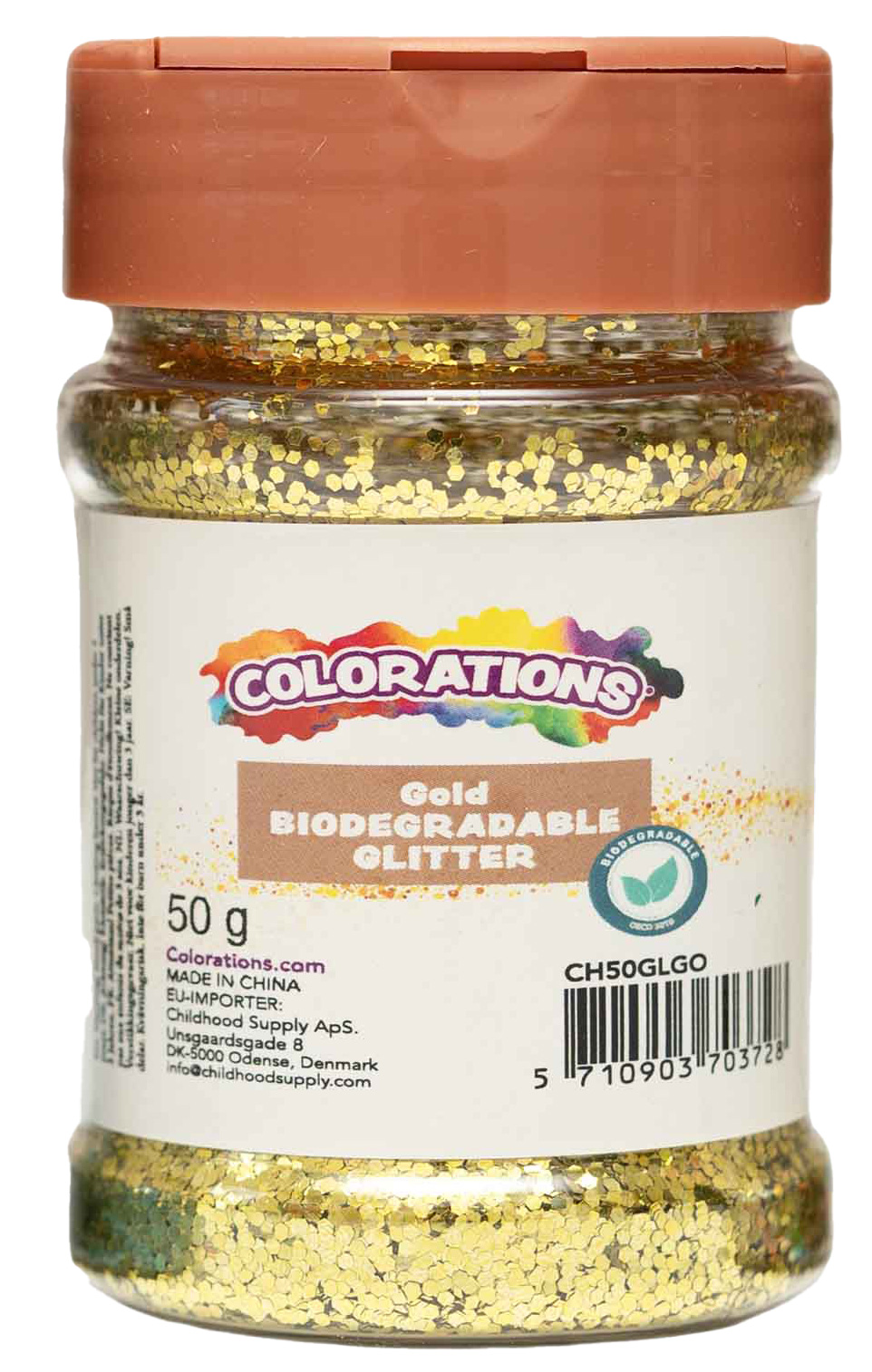 Glitter, biologisch abbaubar gold