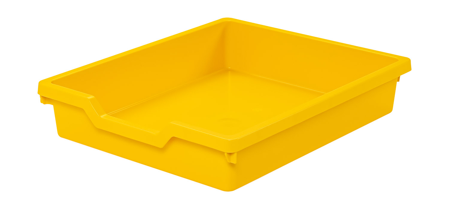 Kunststoffkasten, Größe III, gelb Kunststoffkasten, Größe III, gelb