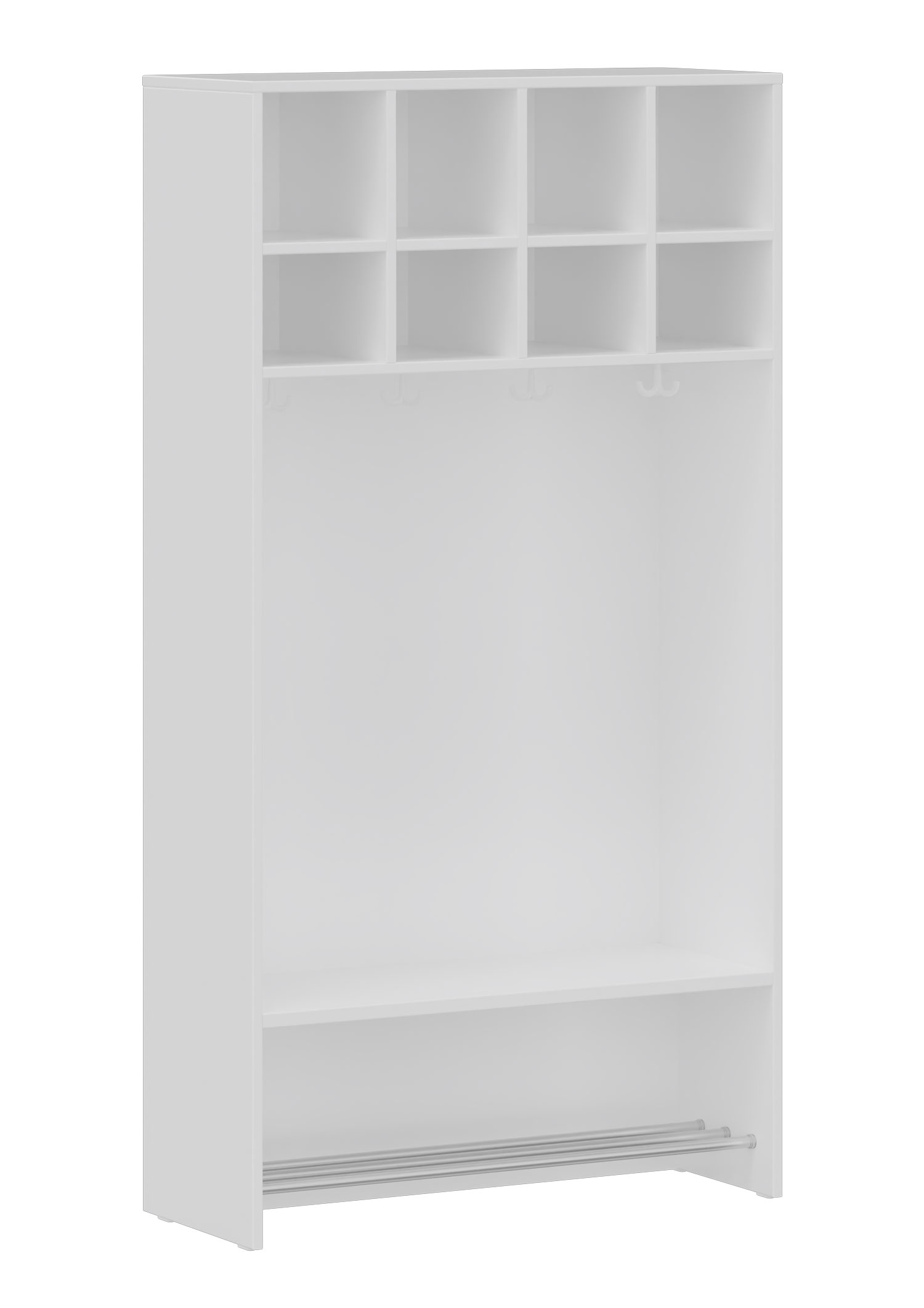 hej Regalgarderobe A mit 22,6 cm Fachbreite Größe 4, 4 Schrankfächer