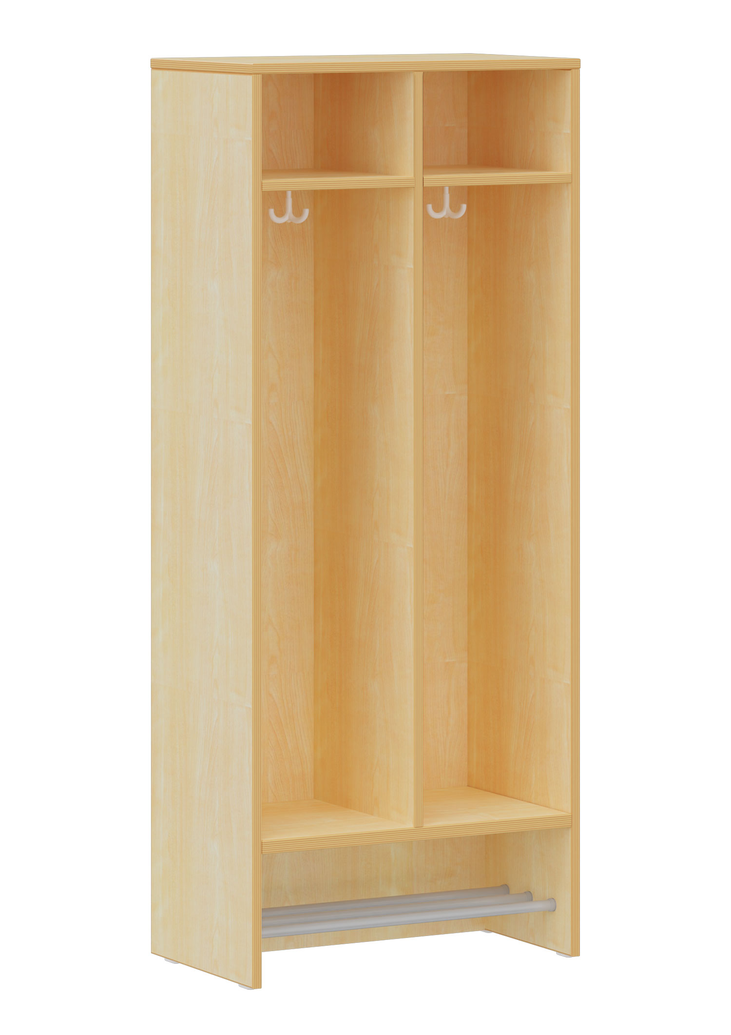hej Schrankgarderobe D mit 30,8 cm Fachbreite Größe 4, 2 Schrankfächer