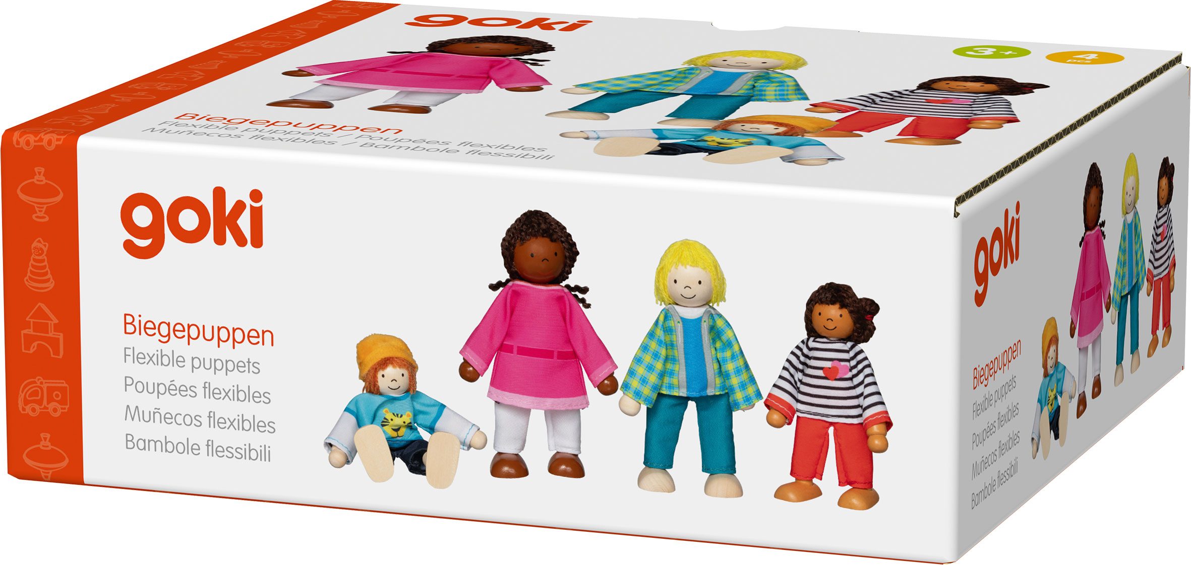 Biegepuppen Interkulturelle Familie