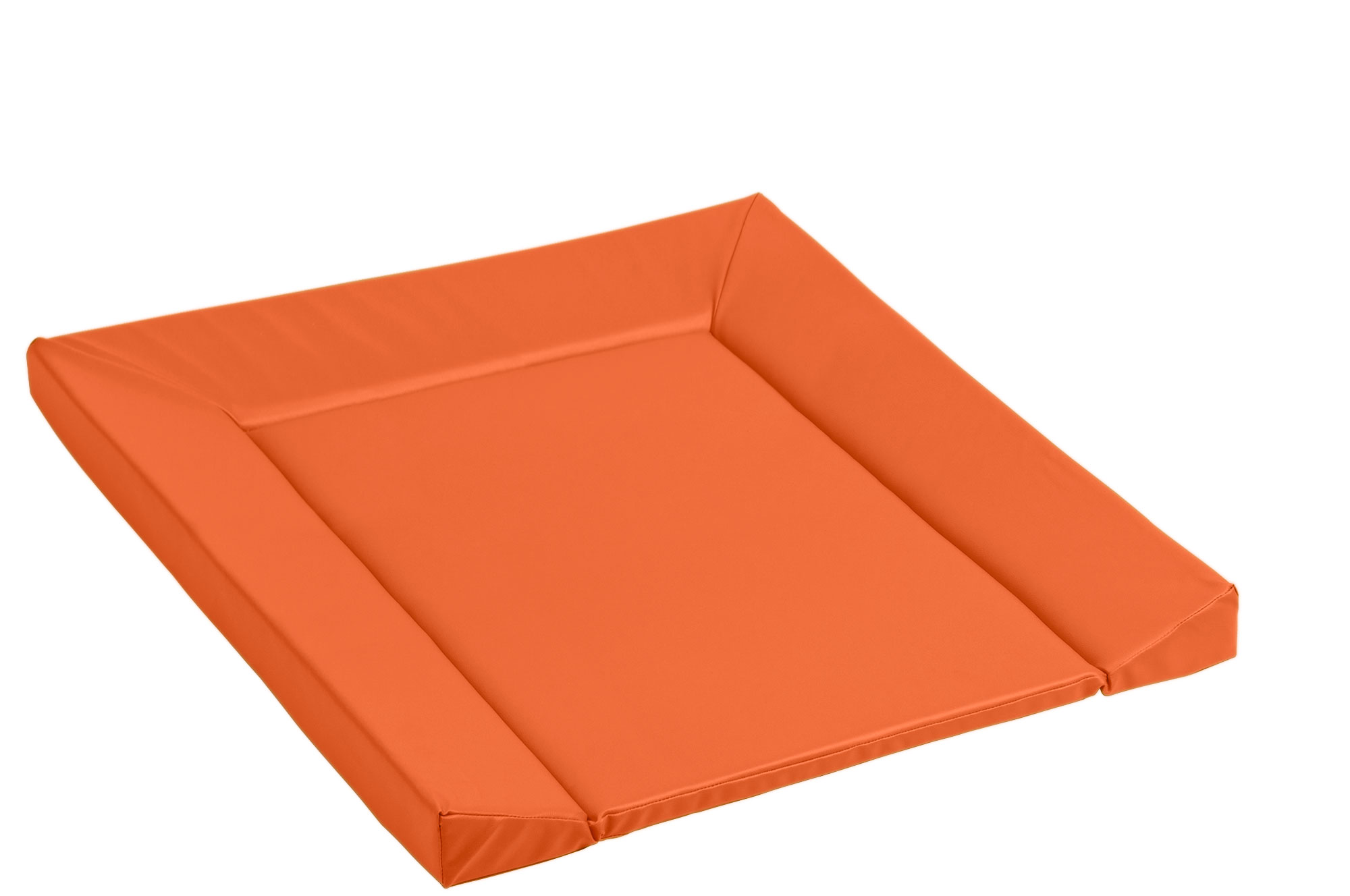 Wickelauflage mit Rand orange