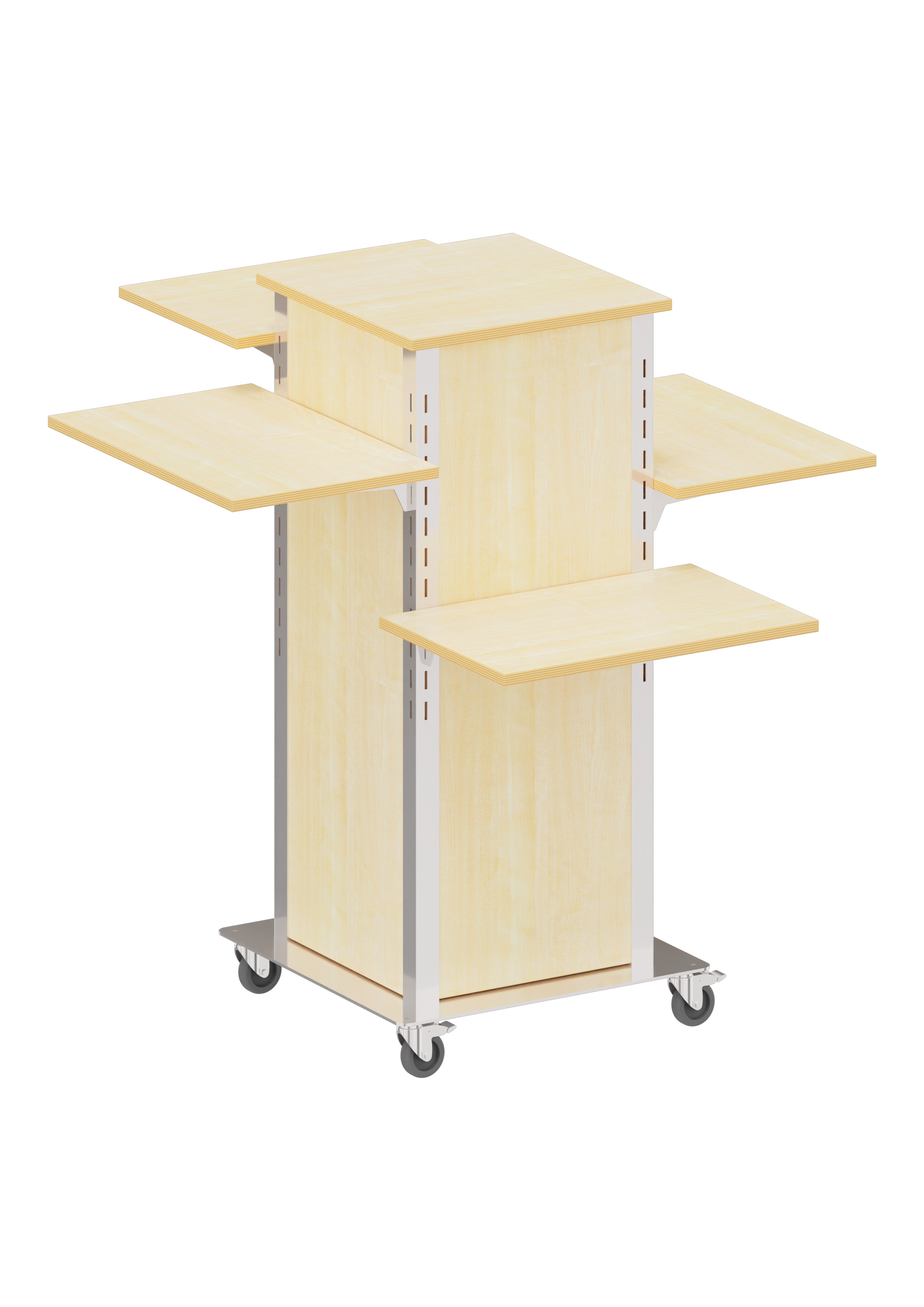 FlexDesk4 Ahorn Dekor