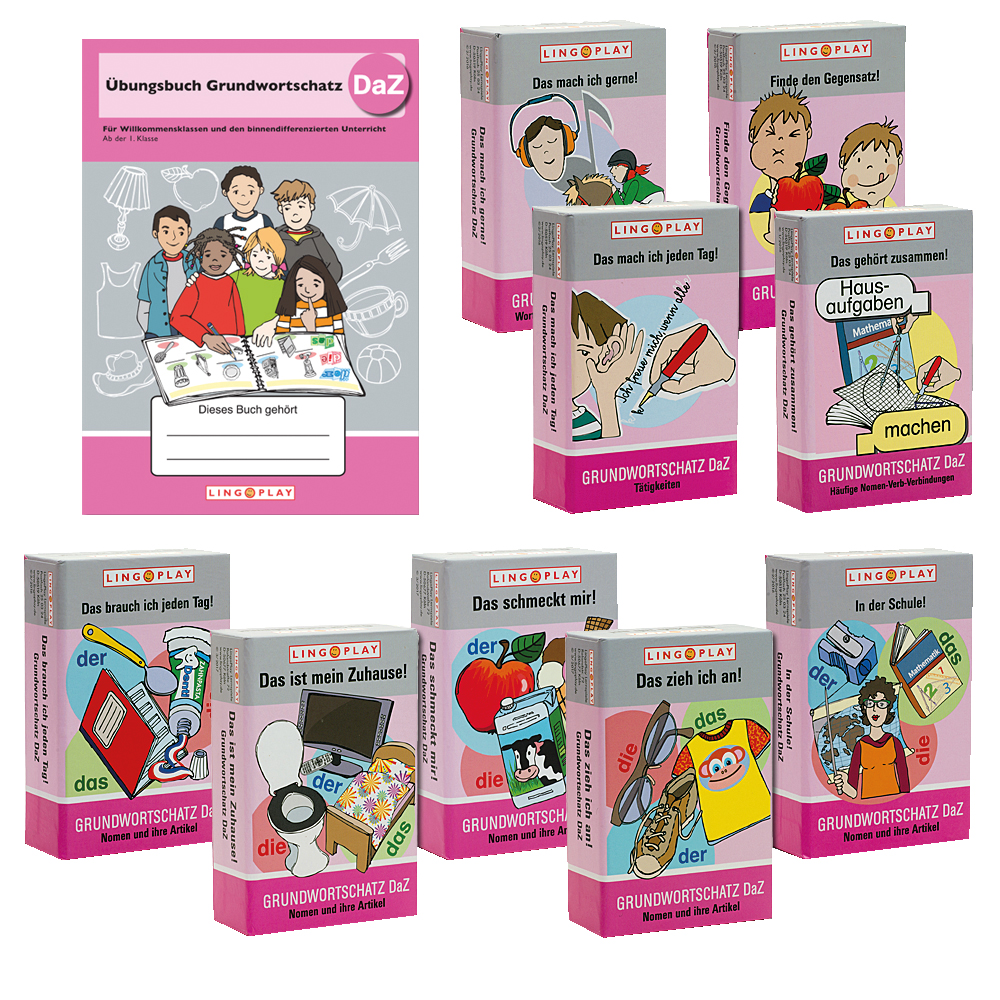 Lernspiel-Paket: DaZ Grundwortschatz