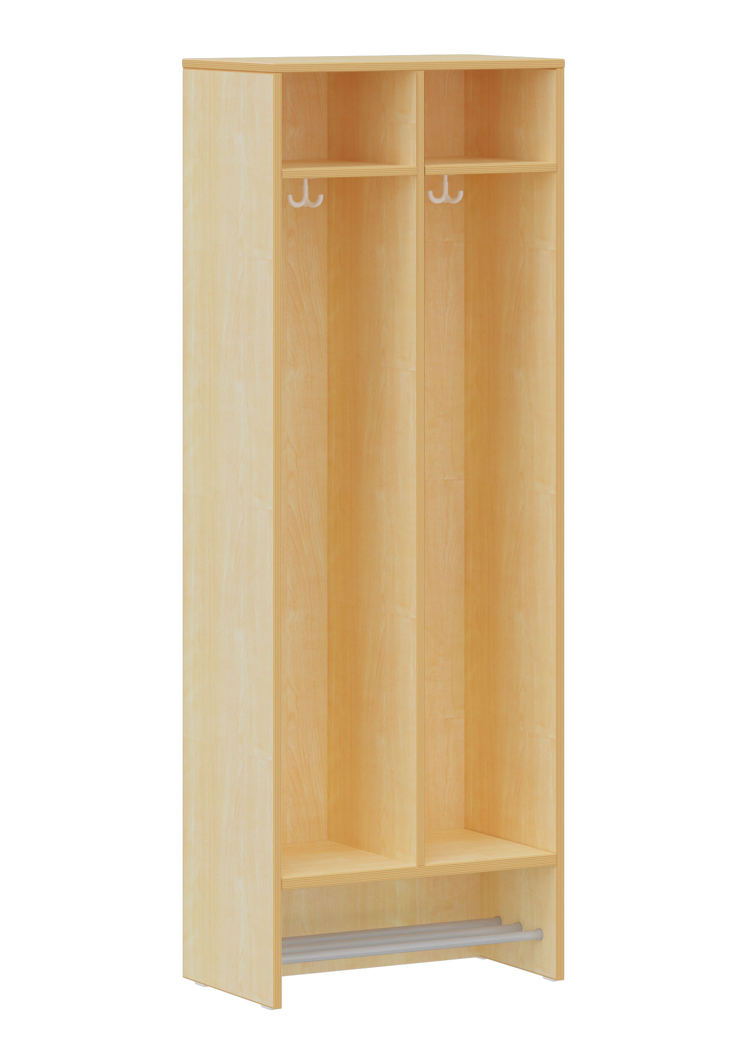 hej Schrankgarderobe D mit 30,8 cm Fachbreite Größe 5, 2 Schrankfächer