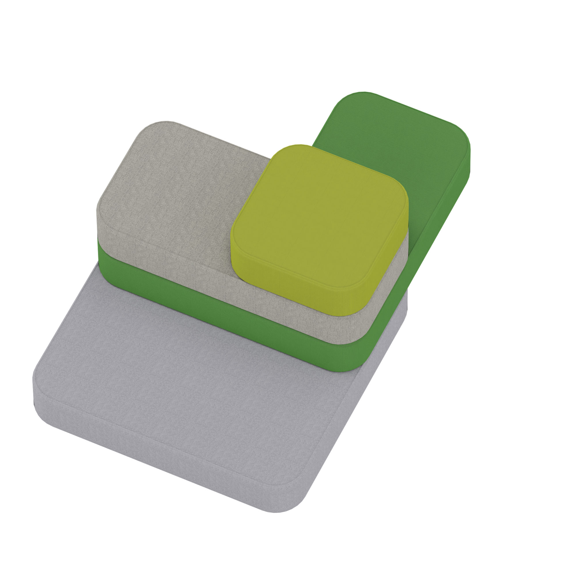 Tapa modulares Pouff O4 SQ