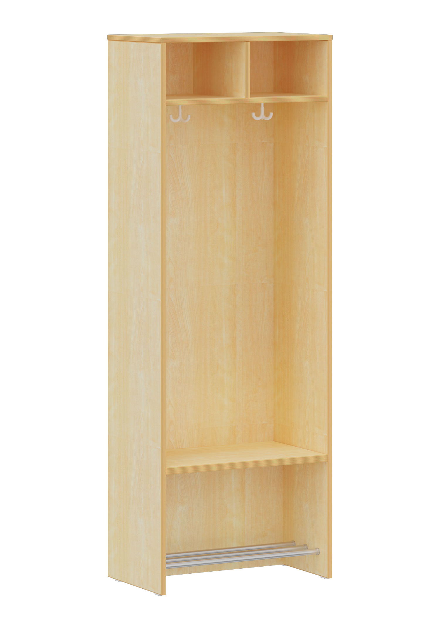 hej Regalgarderobe A mit 30,8 cm Fachbreite Größe 5, 2 Schrankfächer