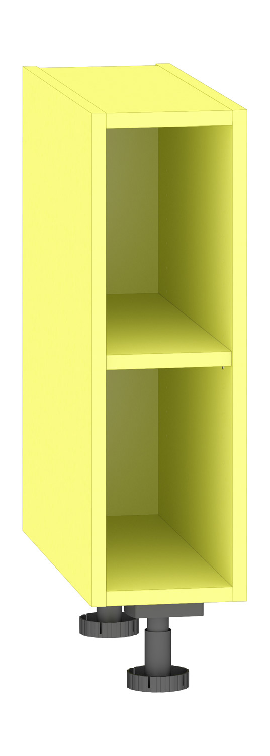 Regal 5, Breite 20 cm, grün