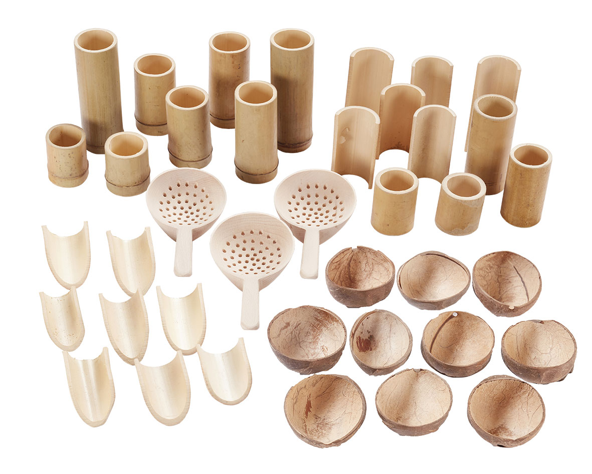 Messbecherset Holz Natura