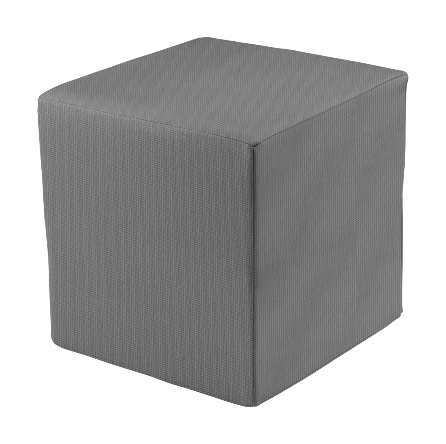 Polsterhocker Quadrat Schule Riol grau