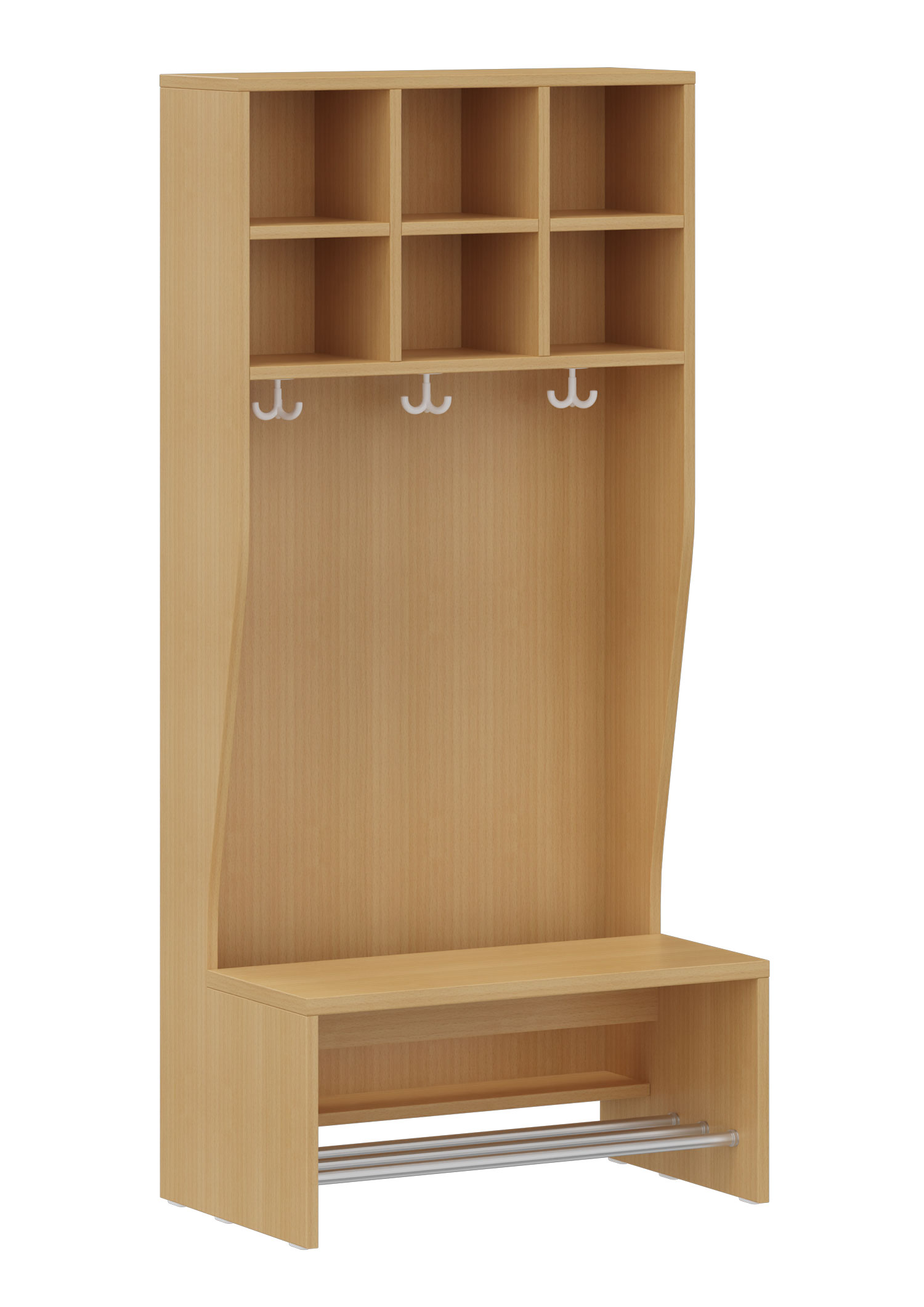 hej Garderobe C mit 22,6 cm Fachbreite Größe 3