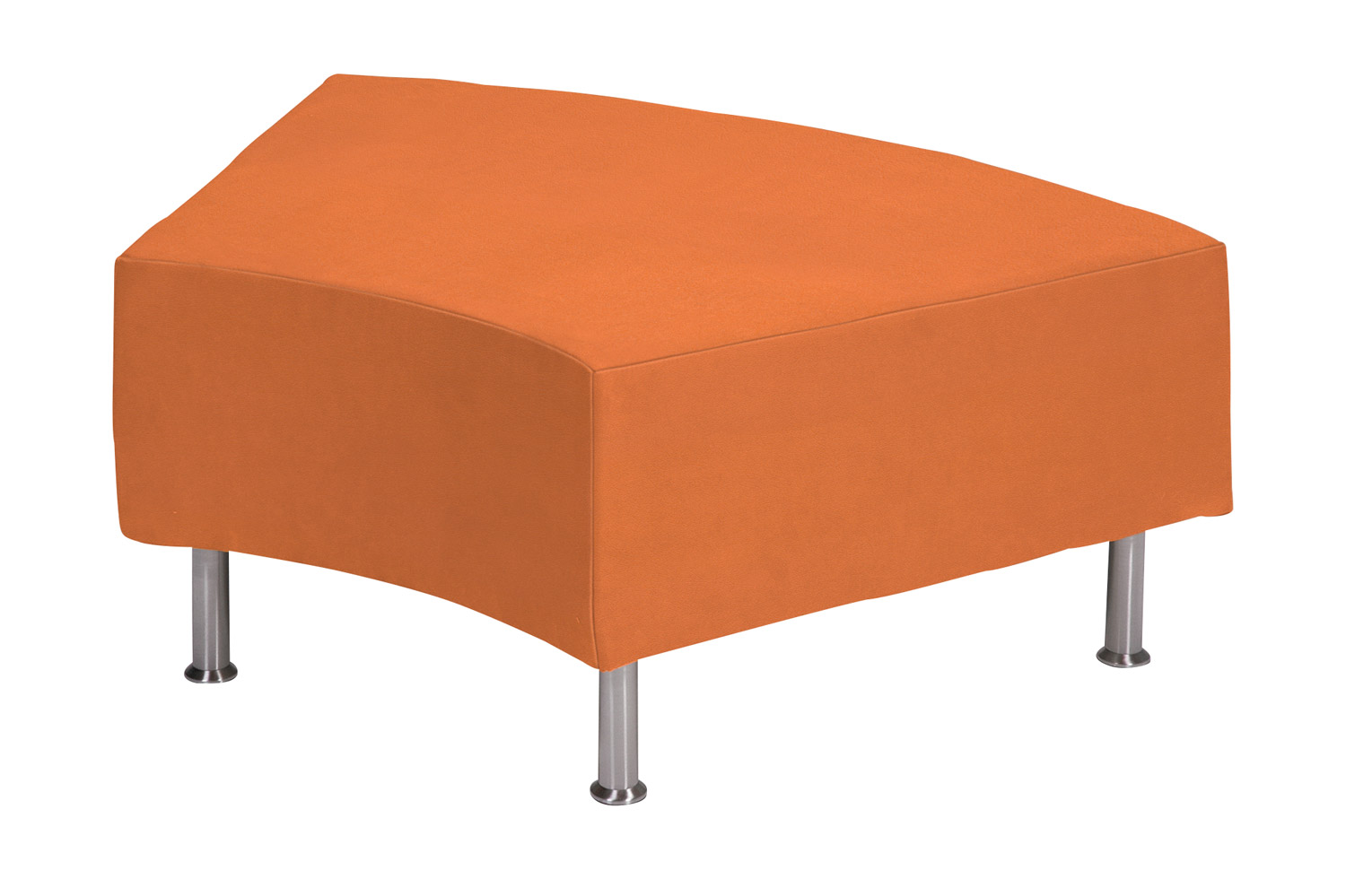 Noon Achtelkreispolster Softskin orange