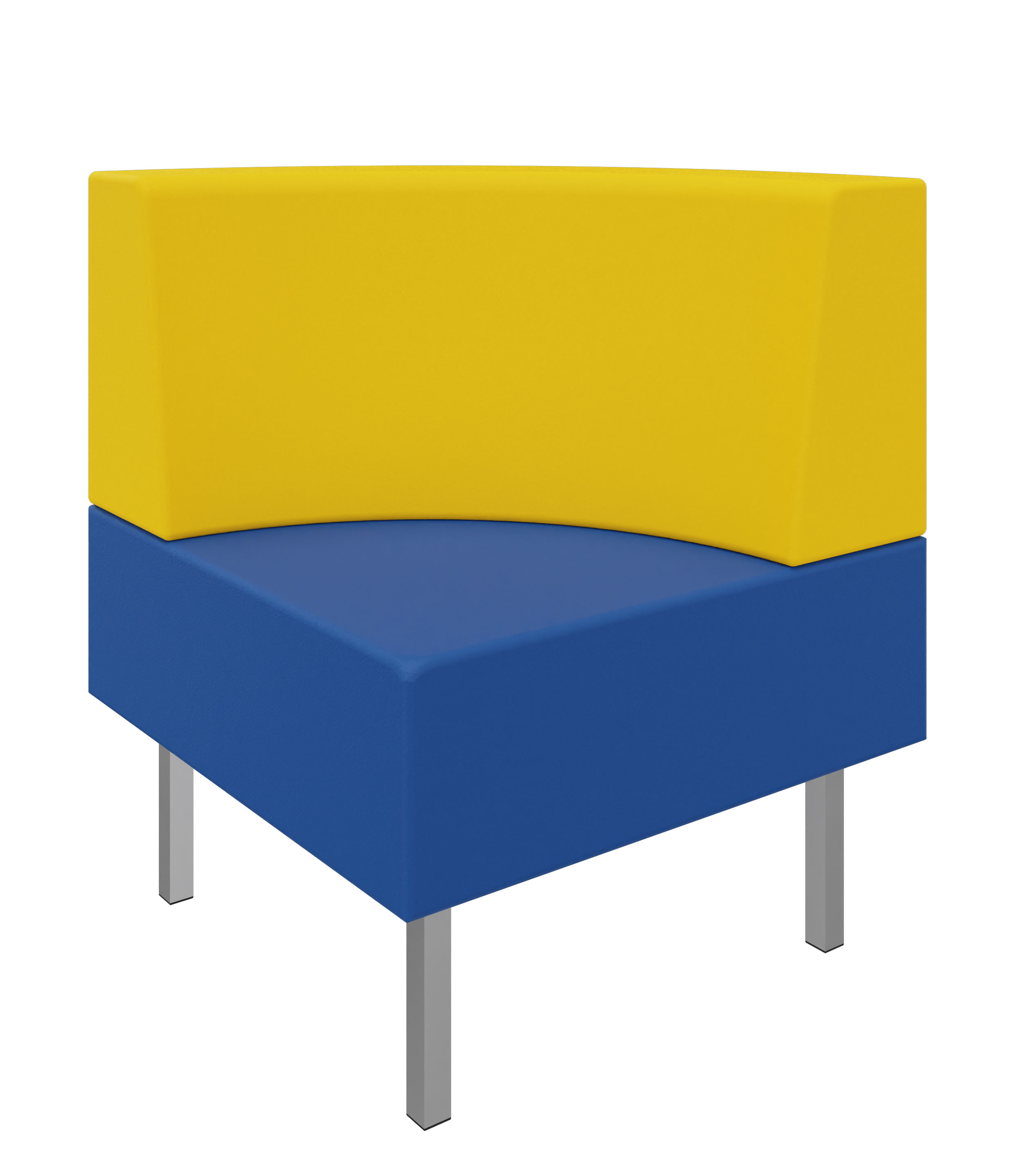 Litti Viertelkreis Inneneck SOFTSKIN royalblau / gelb Litti Viertelkreis Inneneck SOFTSKIN royalblau / gelb