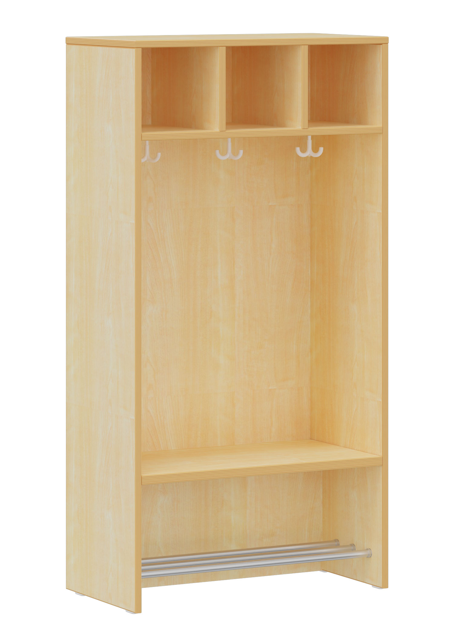 hej Regalgarderobe A mit 22,6 cm Fachbreite Größe 3, 3 Schrankfächer