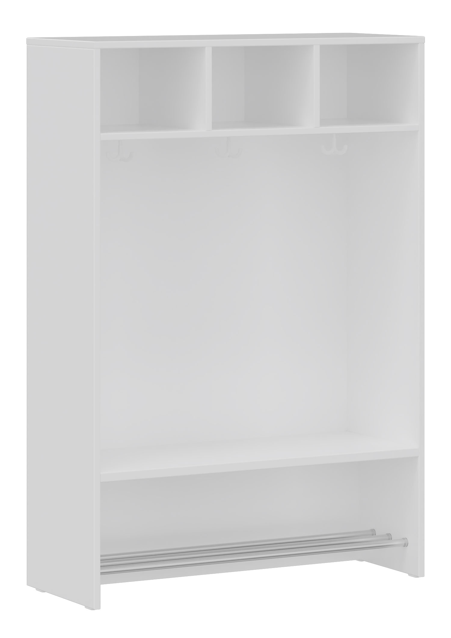 hej Regalgarderobe A mit 30,8 cm Fachbreite Größe 3, 3 Schrankfächer