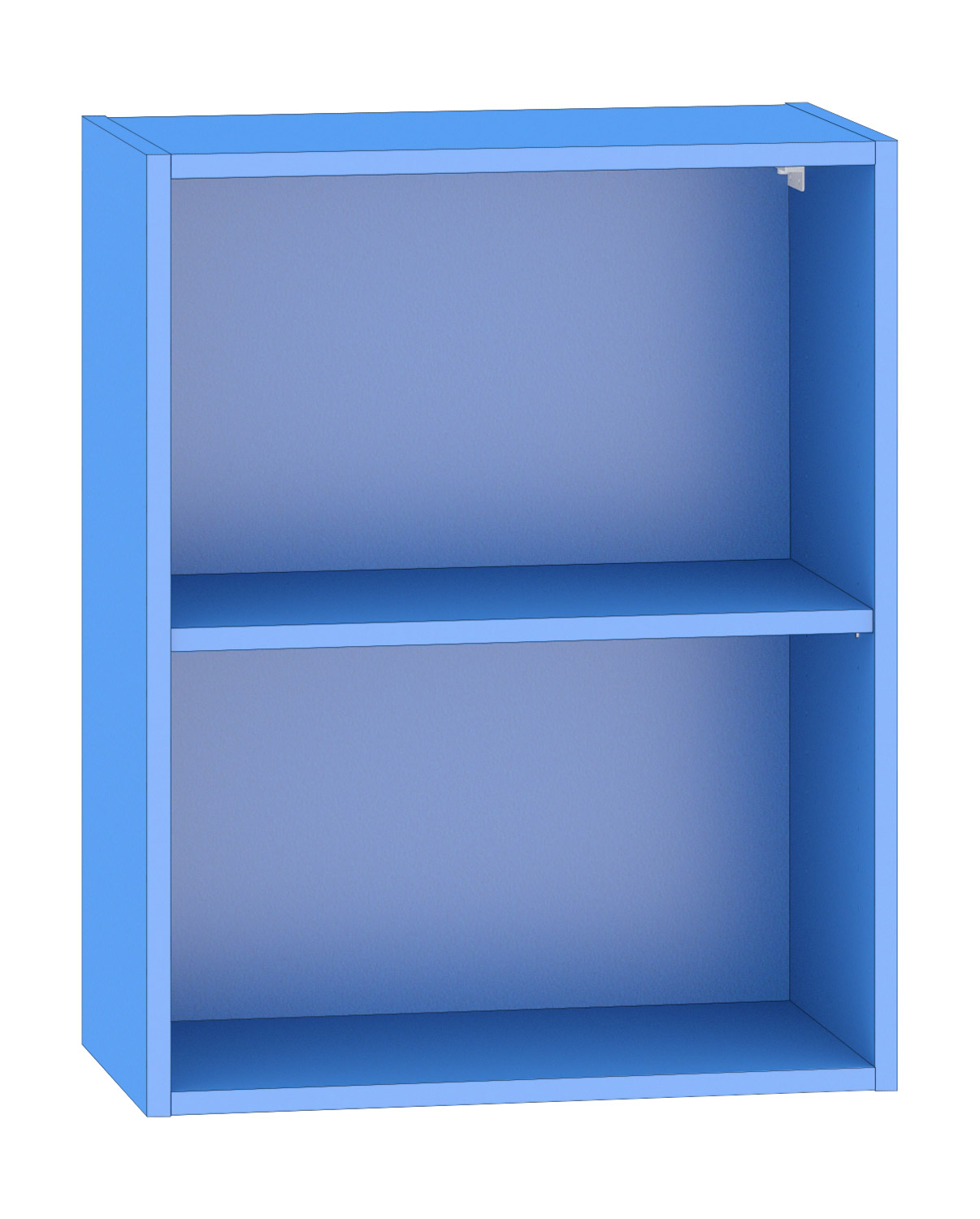 Hängeregal Breite 60 cm, blau