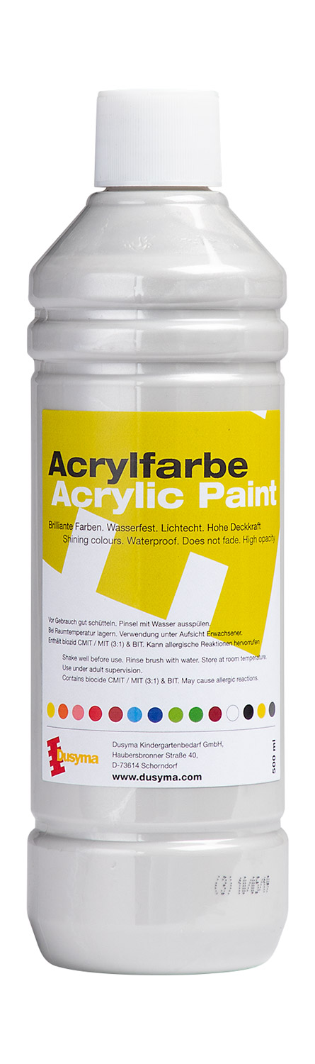 Acrylfarbe silber