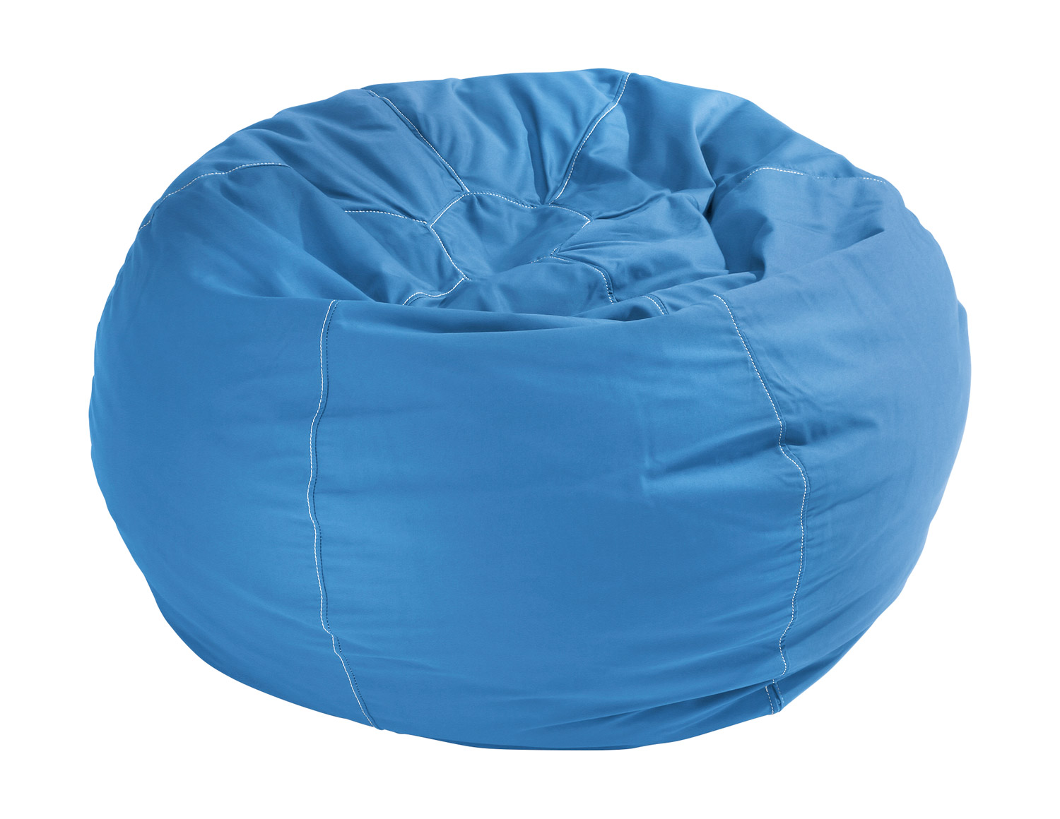 Großes Kuschelkissen Peri azurblau