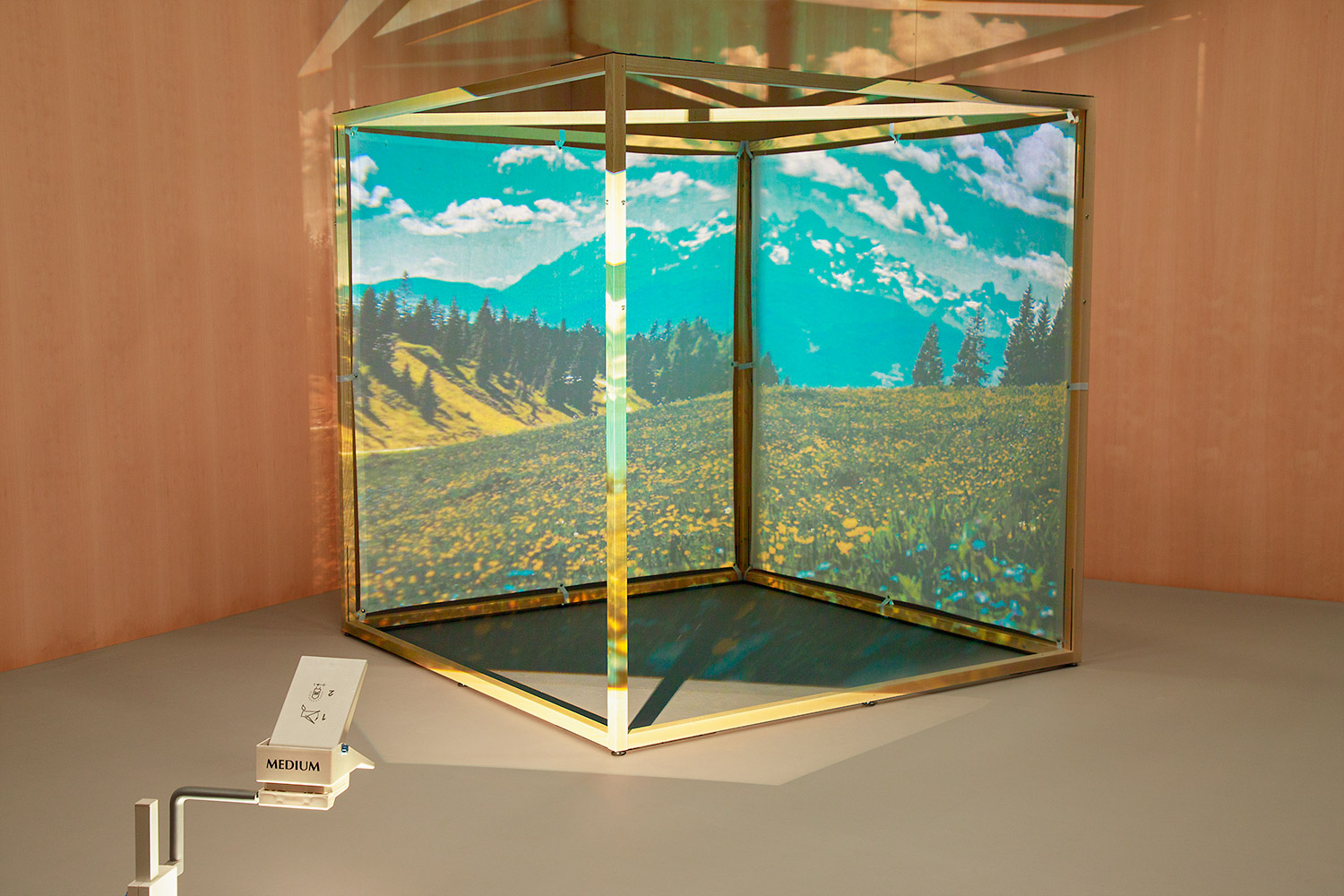 Lichtprojektion im Dunkelzelt Lichtprojektion im Dunkelzelt