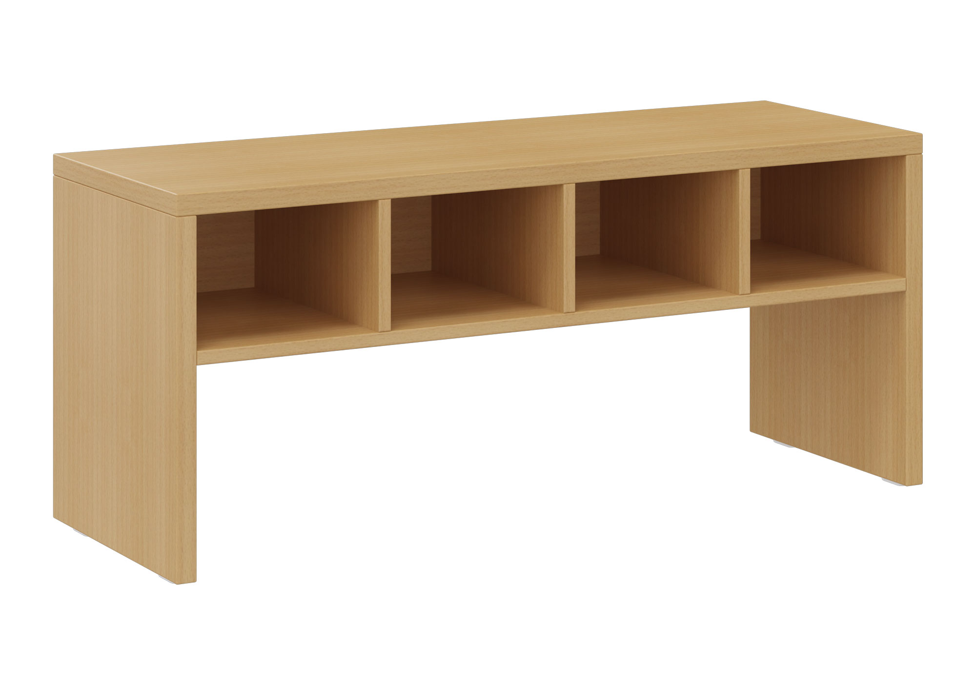 hej Garderobenbank T mit Fächern Höhe 43 cm, Breite 100 cm, Buche Dekor