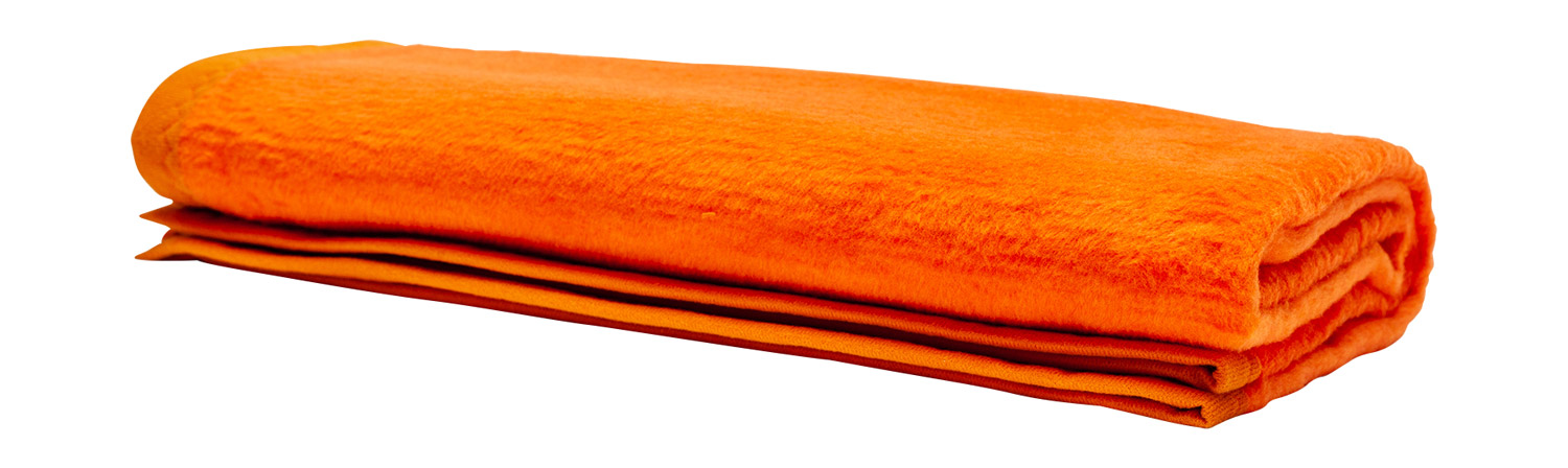Kuscheldecke orange 100 x 150 cm 